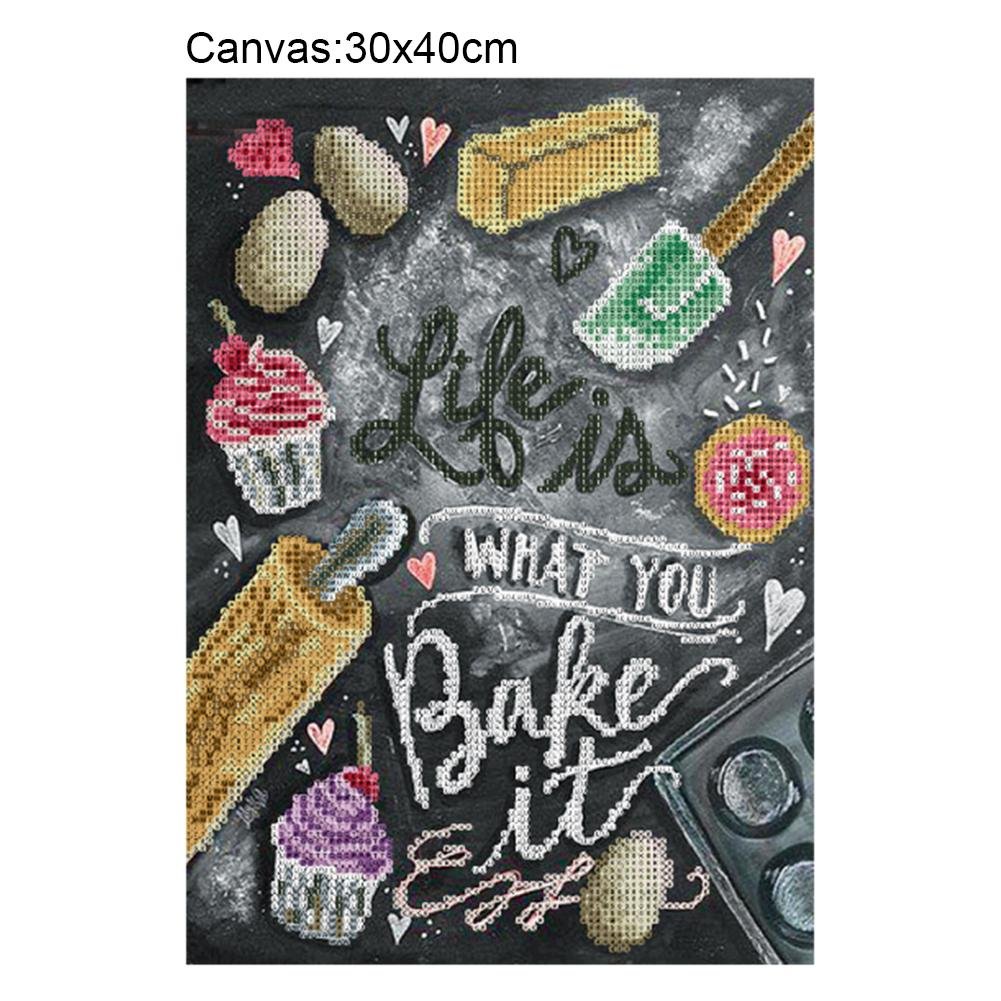 Pintura Diamante - Rodada Parcial - Quadro Sorvete