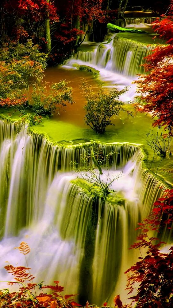 Waterfall | Full Round/Square Diamond Painting Kits 40x70cm 50x80cm C