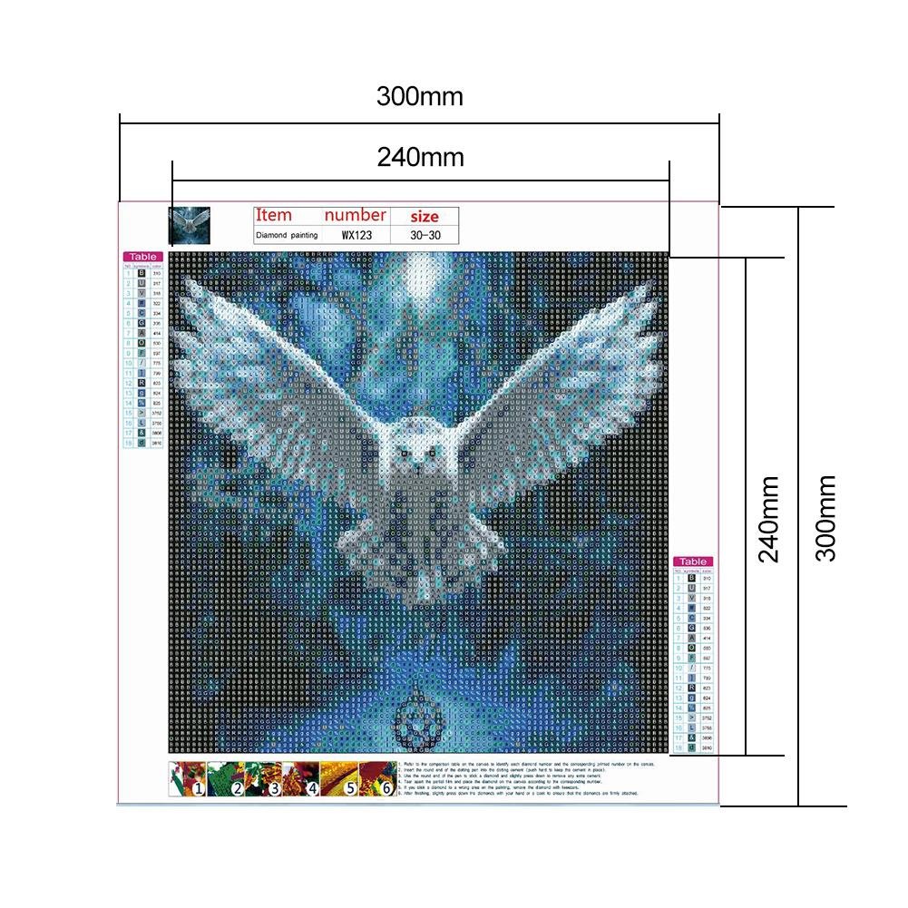 Diamond Painting - Full Round - Flying Owl 1