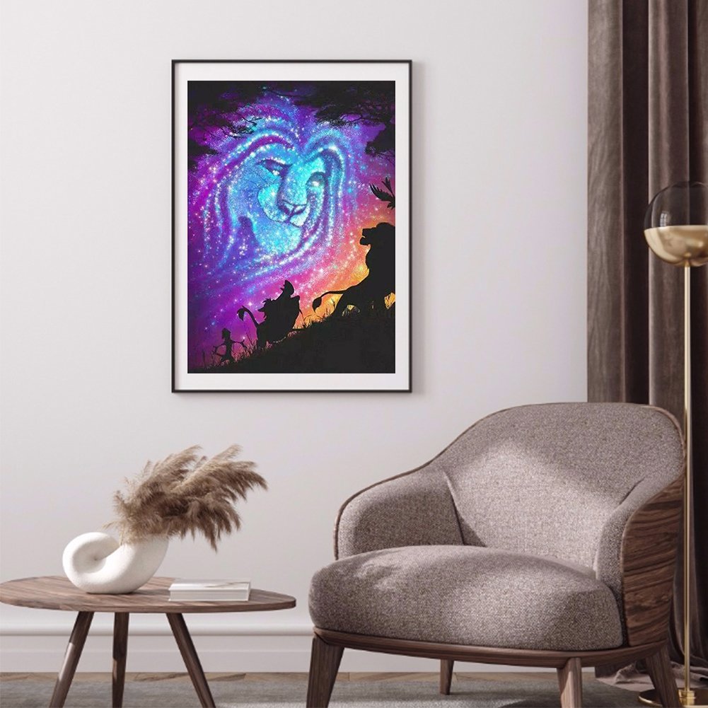 Paint By Number - Oil Painting - The Lion King(50*40cm)