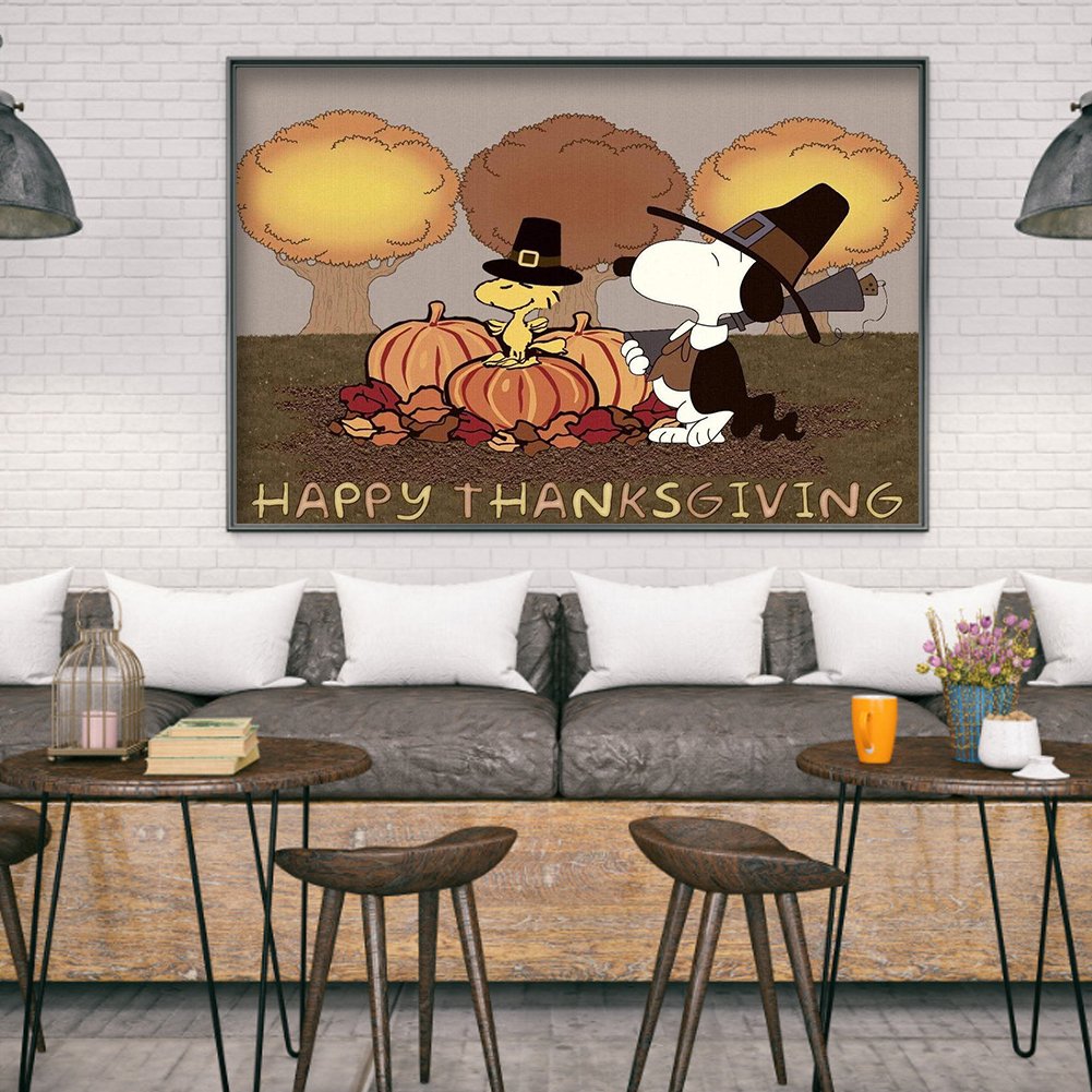 5D DIY Diamond Painting Kit - Full Round -Thanksgiving