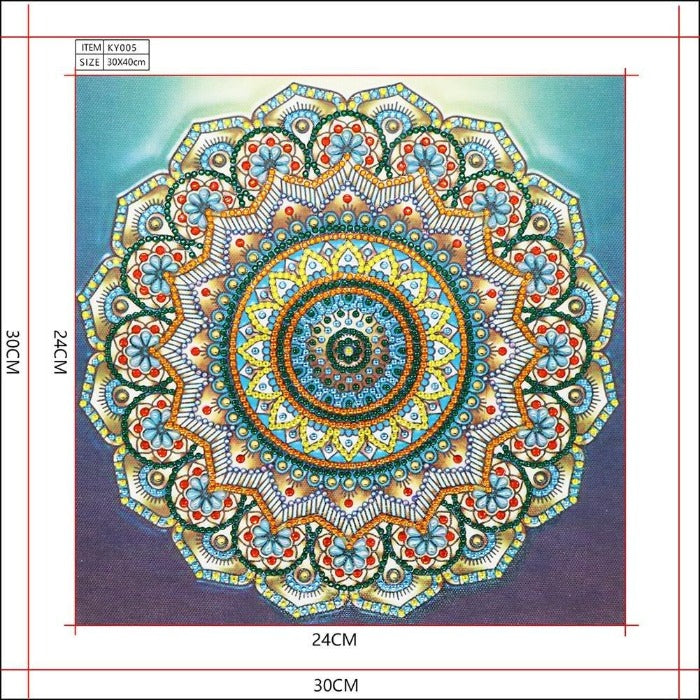 Diamond Painting Art for Adults Colorful Rhinestone Dots Beads Kits Mandala