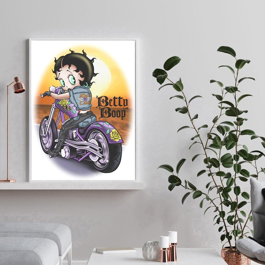 5D DIY Diamond Painting Kit - Full Round - Betty Boop C