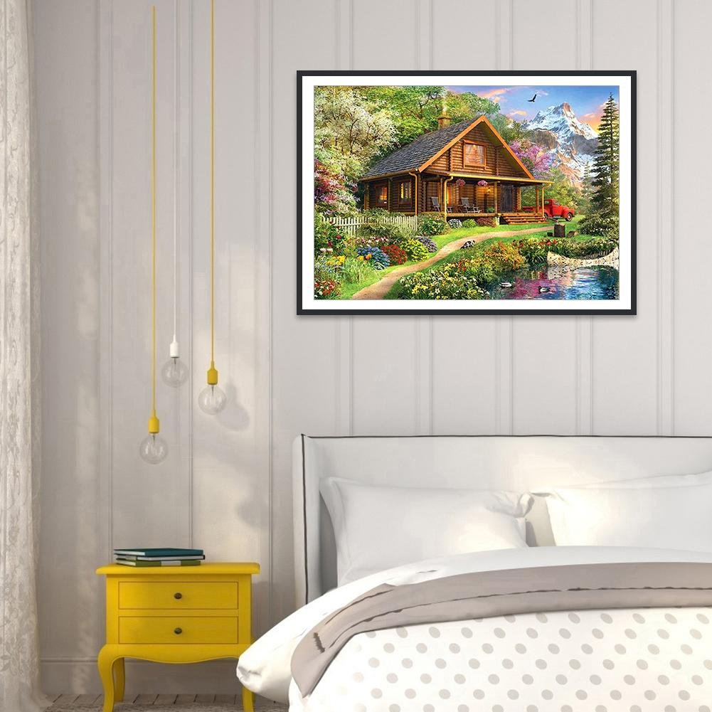 Diamond Painting - Full Round - Nature House