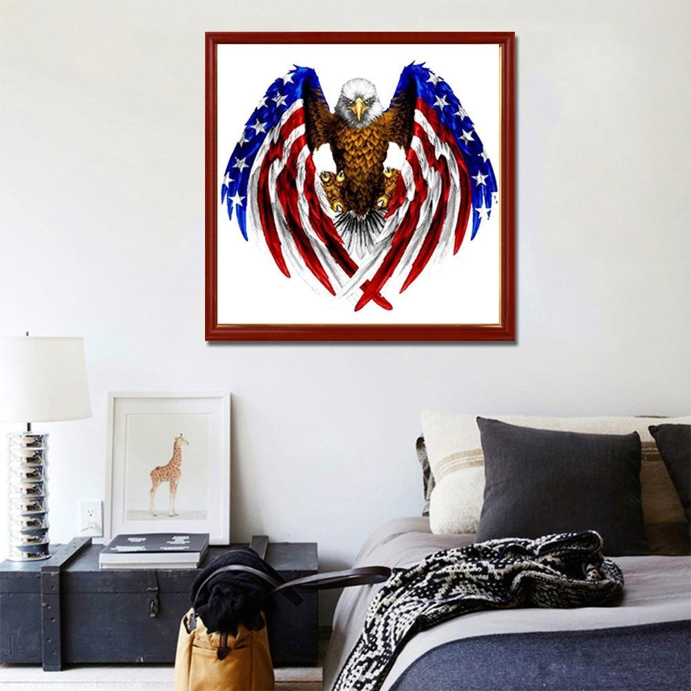 Pintura Diamante - Rodada Parcial - Asa Bandeira Águia