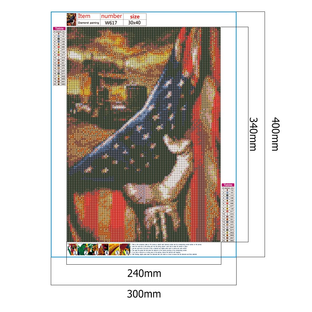Pintura Diamante - Rodada Completa - Bandeira de Mão