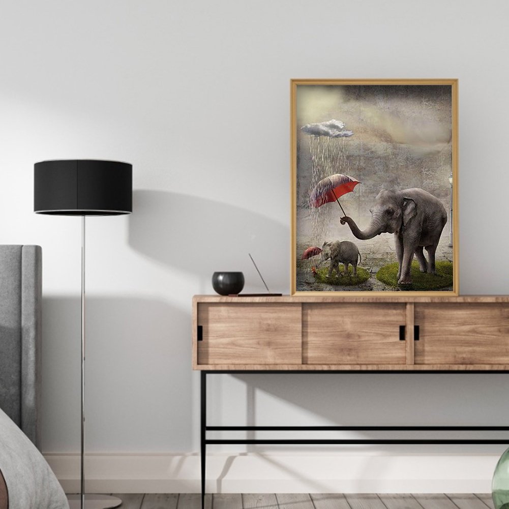 11ct Stamped Cross Stitch - Elephant (40*50cm)