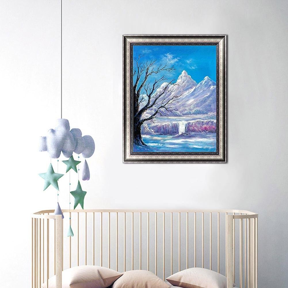 Diamond Painting - Full Round - Snow Mountain