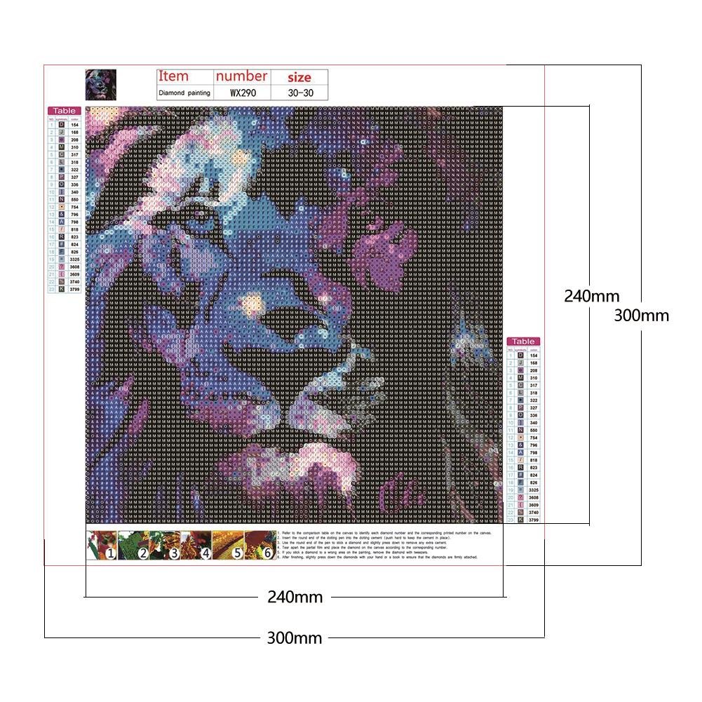 Diamond Painting - Full Round - Galaxy Tiger
