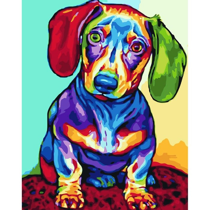 painting by numbers kit can even be framed to make a fantastic picture for your wall
