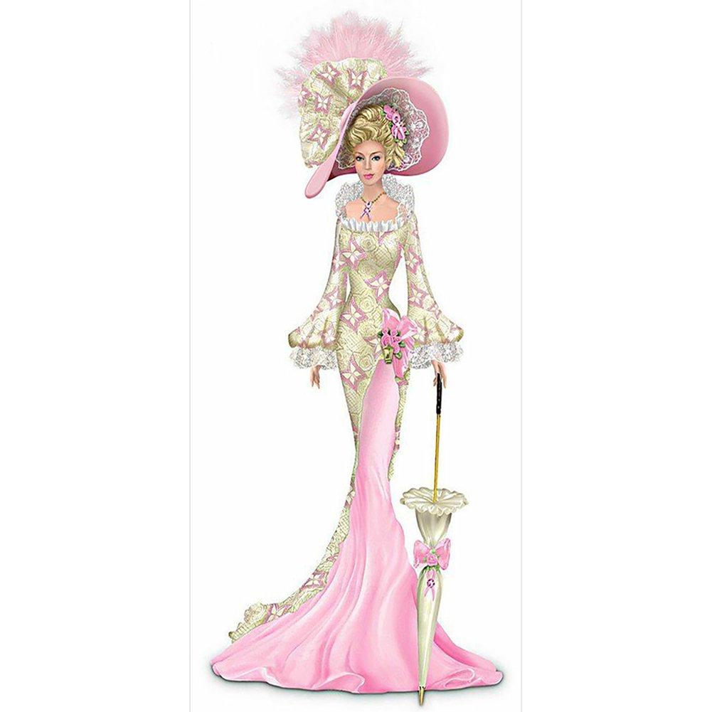 14ct Stamped Cross Stitch Noblewoman(36*66cm)
