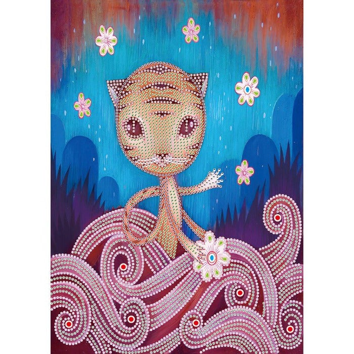 DIY Cartoon Cat Partial Drill 5D Diamond Painting