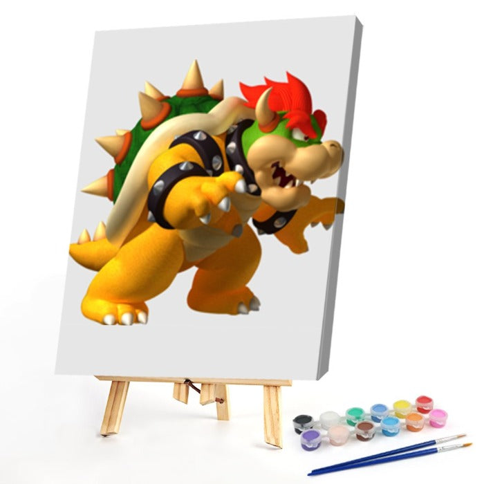 Oil Painting Handmade Acrylic Wall House Decoration Cartoon Monster