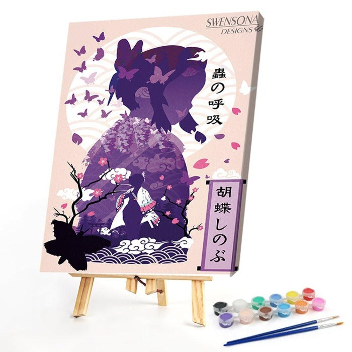 Paint By Number Wall Art Posters Oil Painting Anime Character