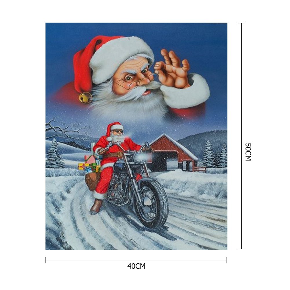 Christmas Paint By Number - Oil Painting - Santa Claus (40*50cm)