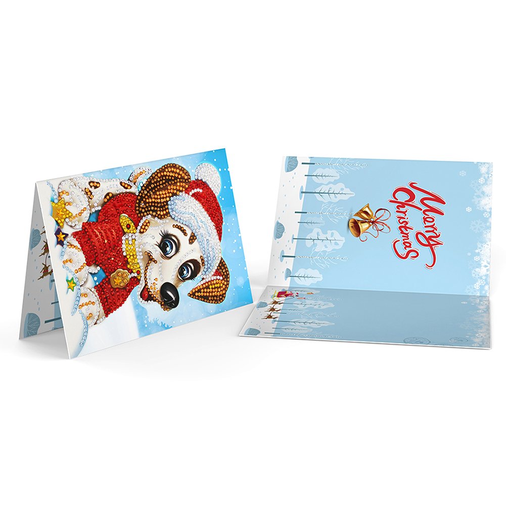 DIY Diamond Painting Greeting Card - Dog B
