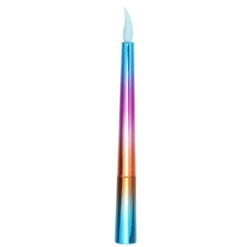 1pc Diamond Painting Point Drill Gradient Color Candle Head Shape Pen