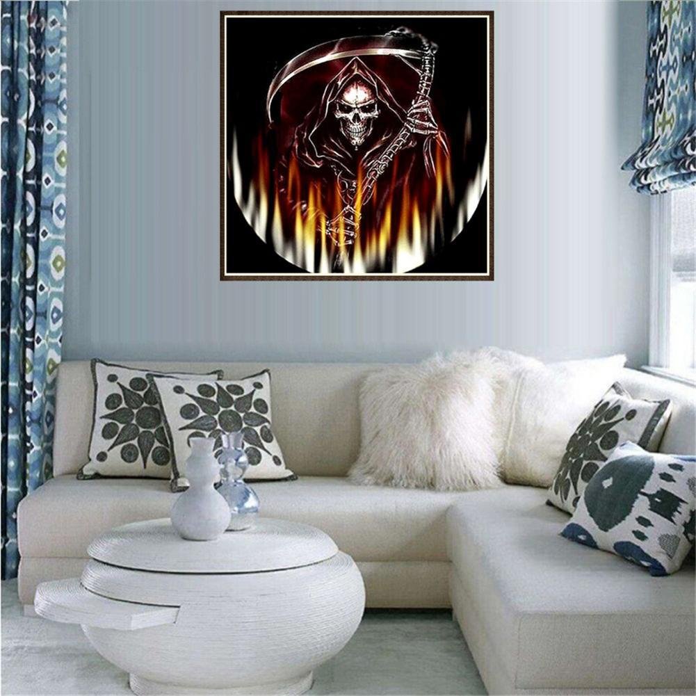 Diamond Painting - Partial Round - Skeleton Warrior