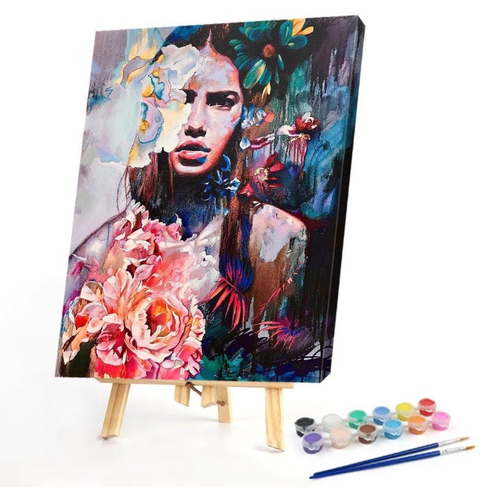 Woman 40x50cm Oil Paint By Numbers Picture DIY Painting