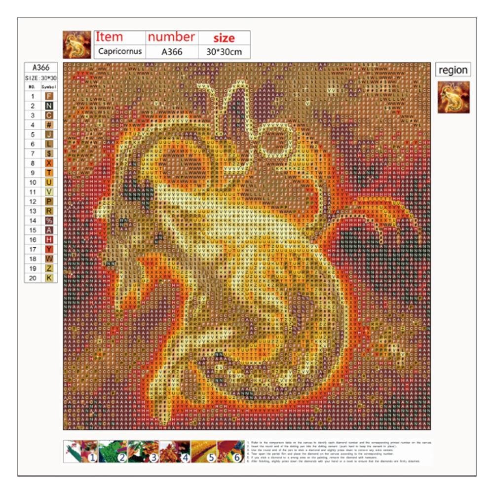 Diamond Painting - Full Round - Capricornus