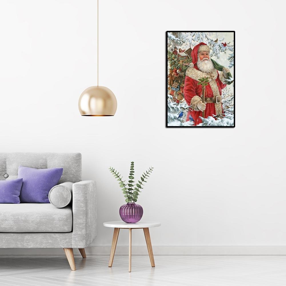 Pintura Diamante - Rodada Completa - Papai Noel I