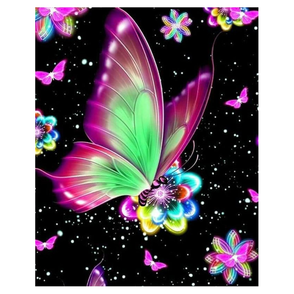 11ct Stamped Cross Stitch Butterfly(40*50cm)