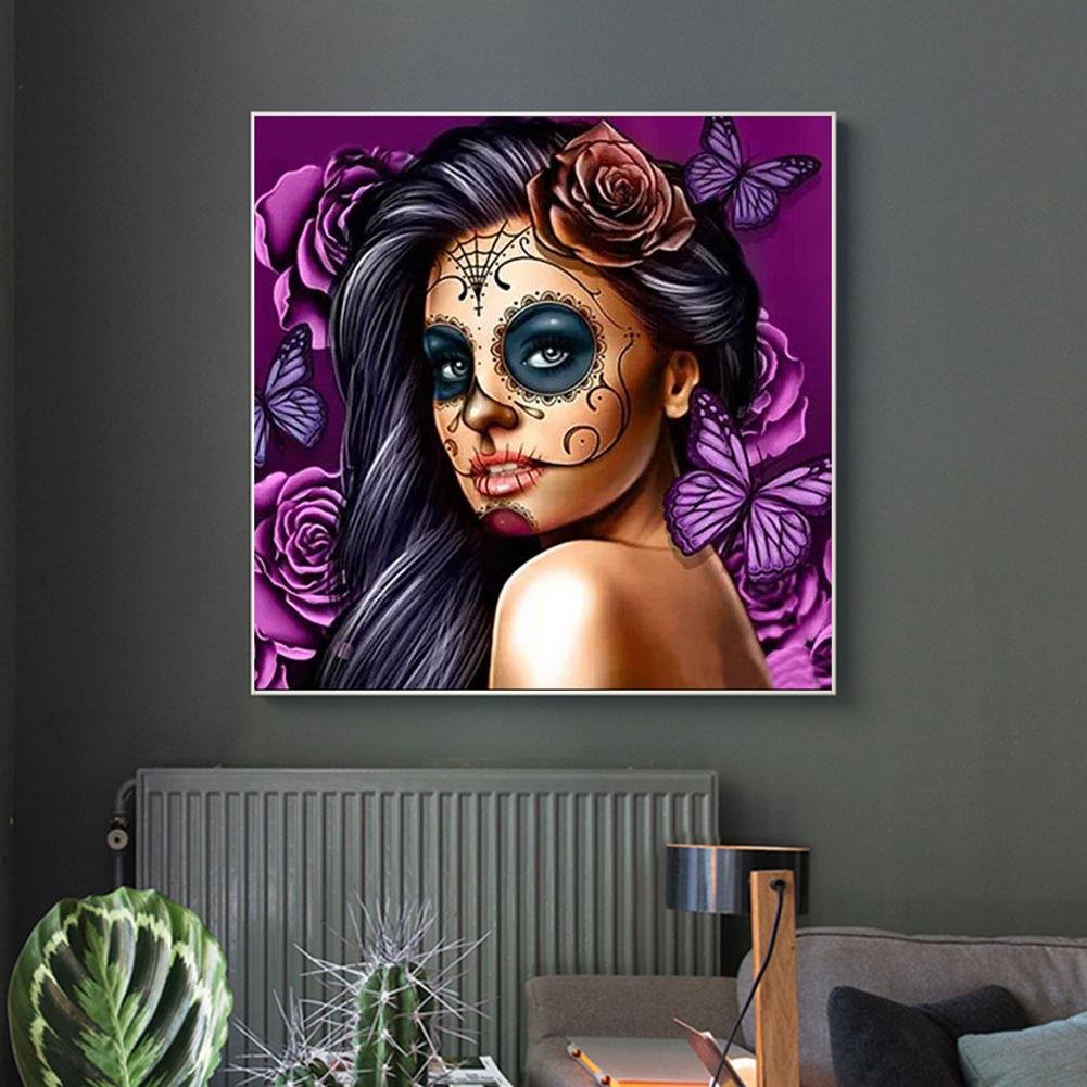 Diamond Painting - Full Round - Gothic Beauty A