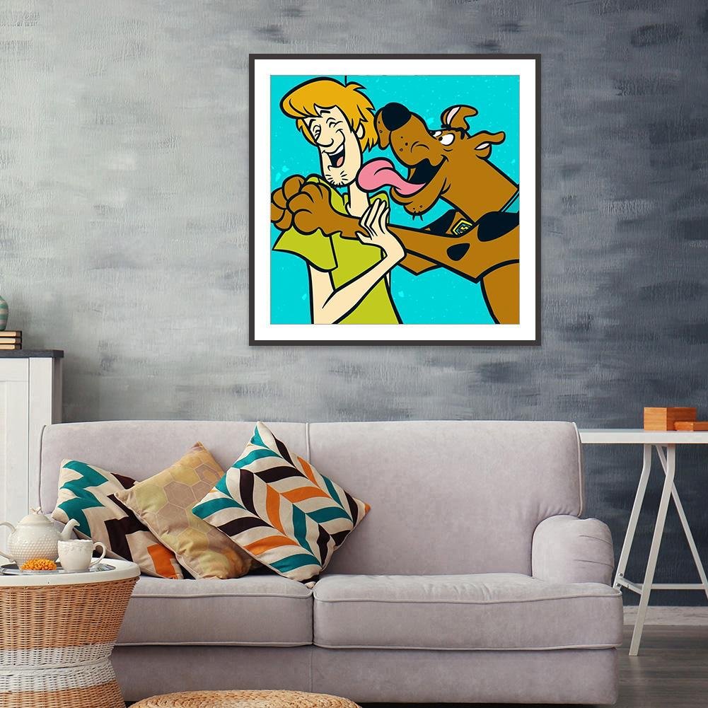 Diamond Painting - Full Round - Cartoon Dog