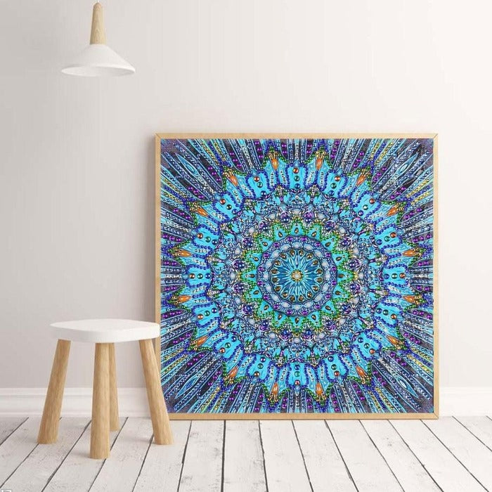 Partial drill, Special-shaped Diamond Painting Crystal Rhinestone Flower