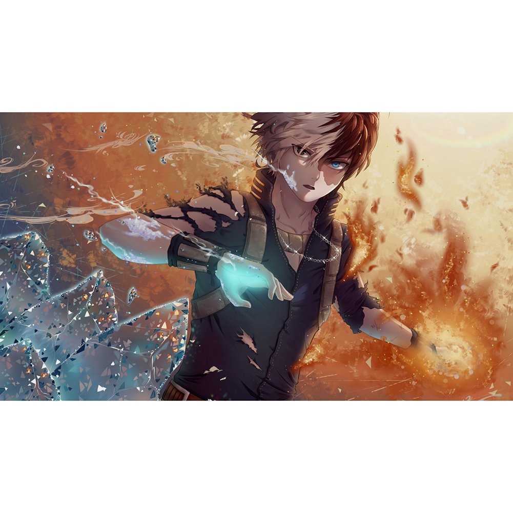 5D Diy Diamond Painting Kit Full Round Beads Anime Boy (30*45cm)