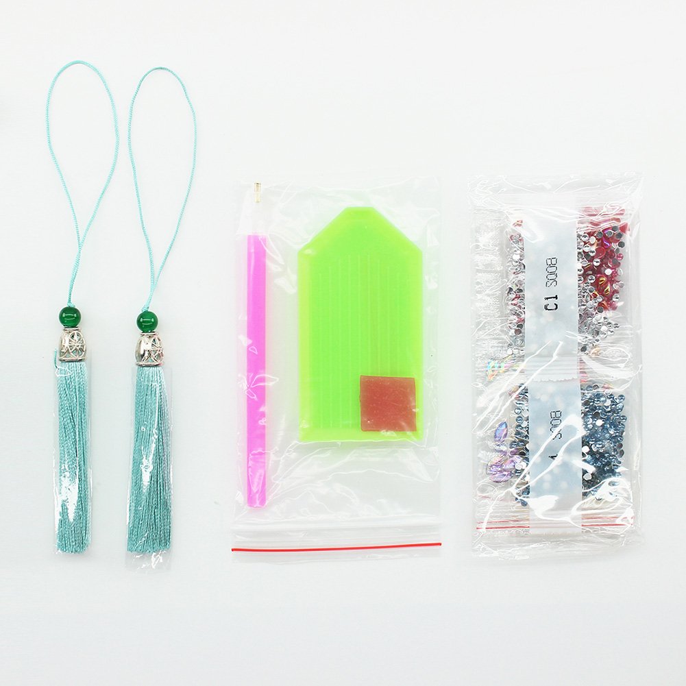 2pcs Diamond Painting Bookmark Special Shape Diamond Art Mosaic Page marker