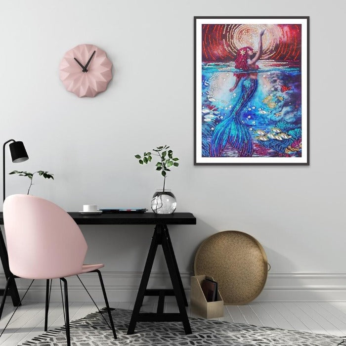 Diamond Painting - Crystal Rhinestone - Mermaid