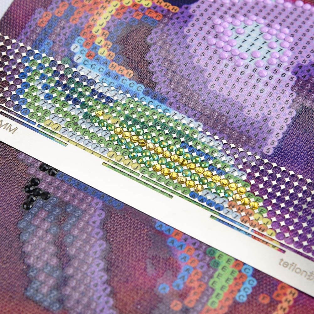 Ferramenta de pintura de diamante faça você mesmo régua de broca quadrada redonda