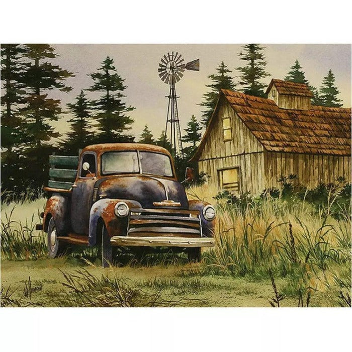 Automobile Paint By Number Acrylic Paints (40*50cm)