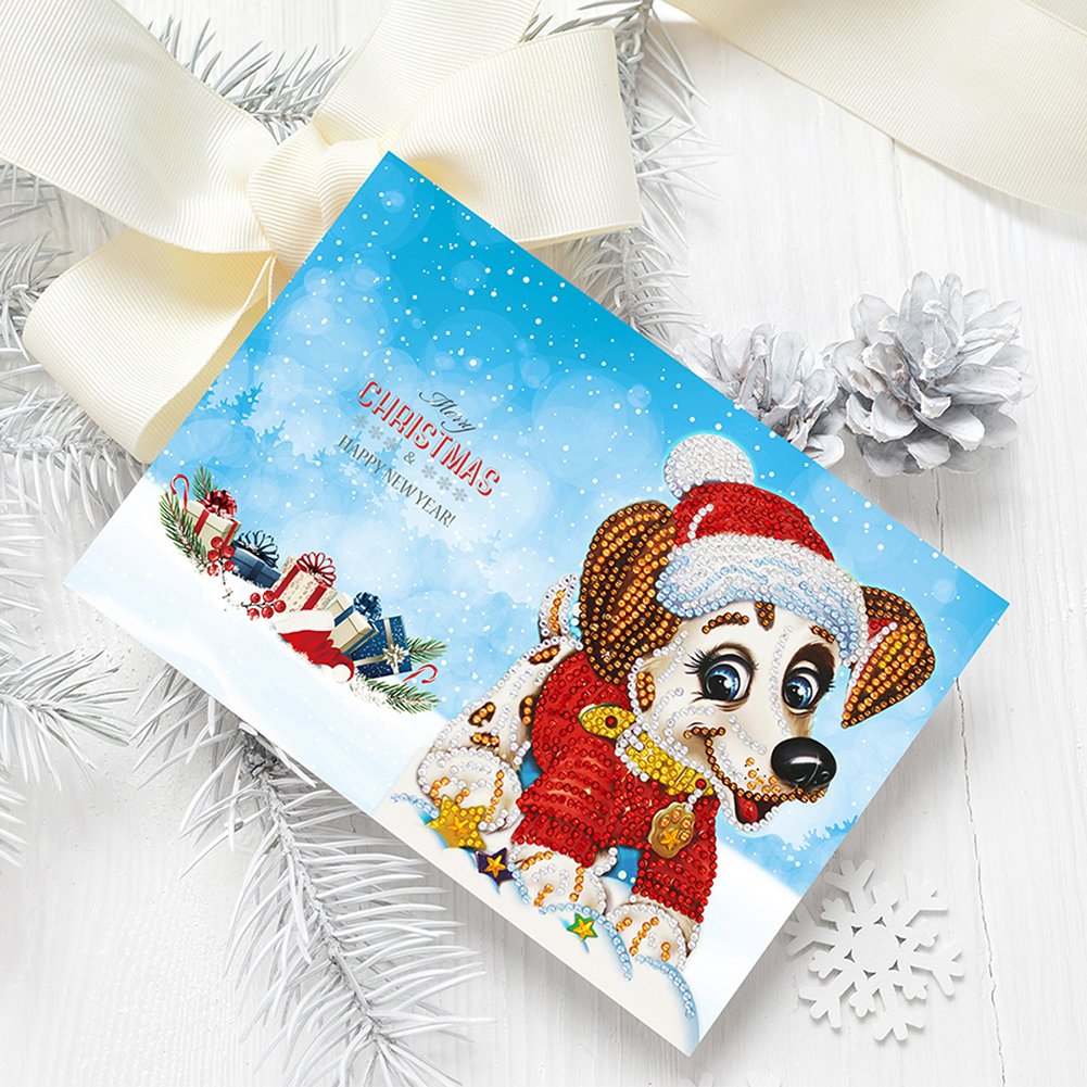 DIY Diamond Painting Greeting Card - Dog B