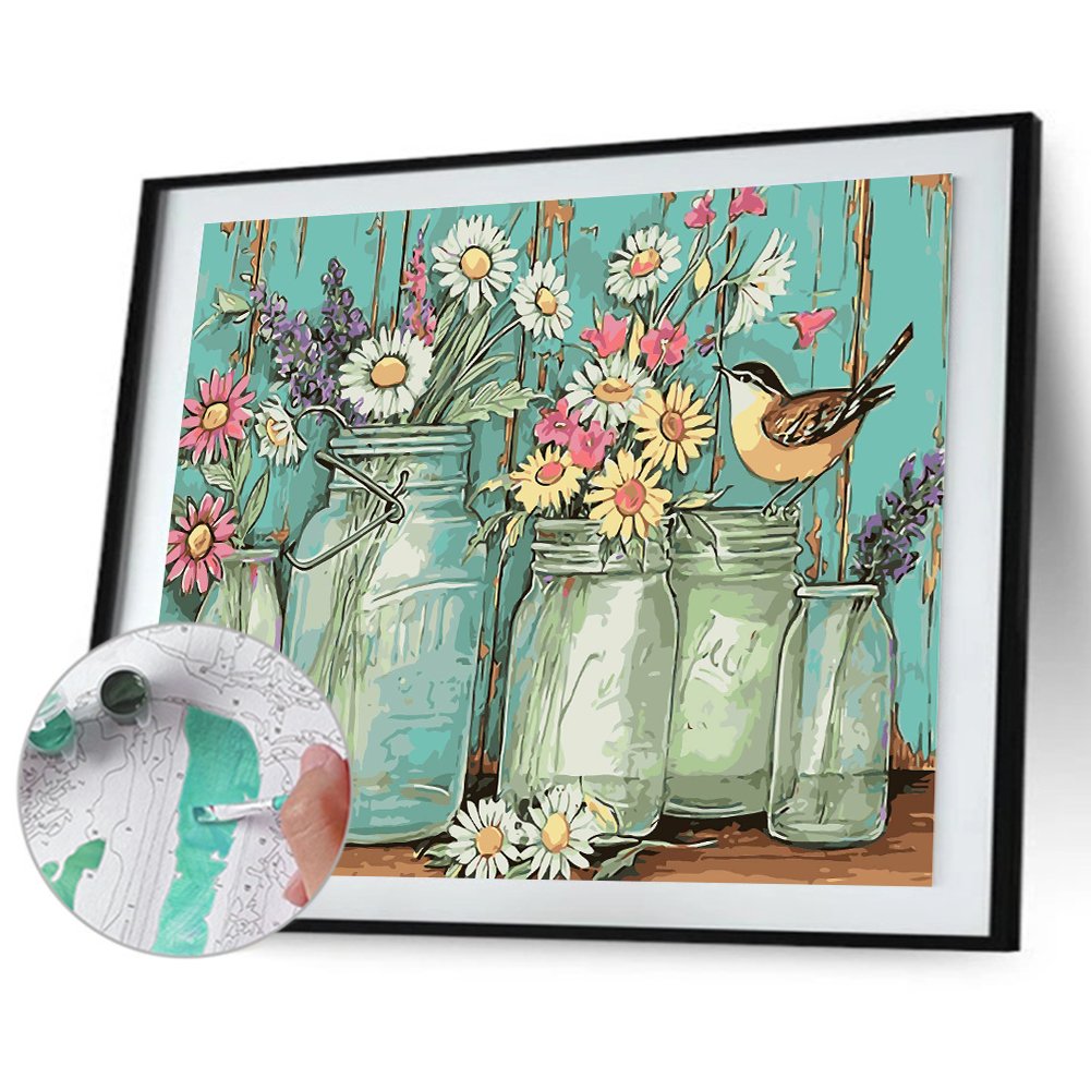 Paint By Number - Oil Painting - Vase (40*50cm)