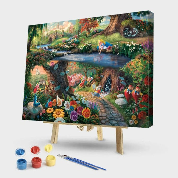 Hand Painted Picture Adults Children Gifts Abstract Acrylic Paint by Numbers
