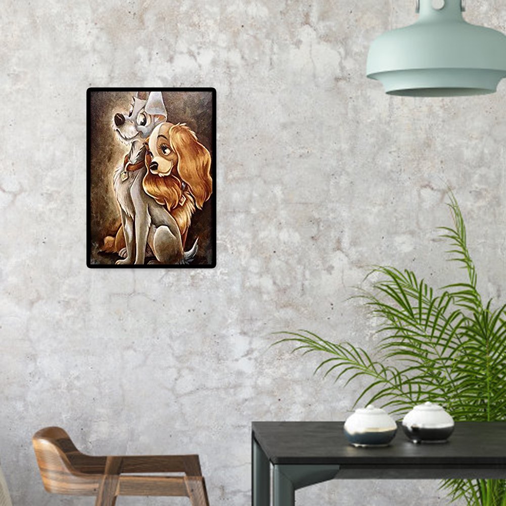 Diamond Painting - Full Round - Dogs D