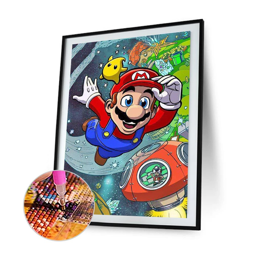 Diamond Painting - Full Round - Red Hat Plumber