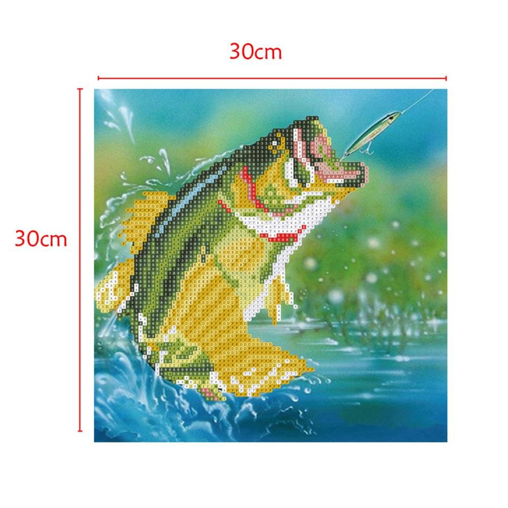 Diamond Painting - Partial Round - Fishing