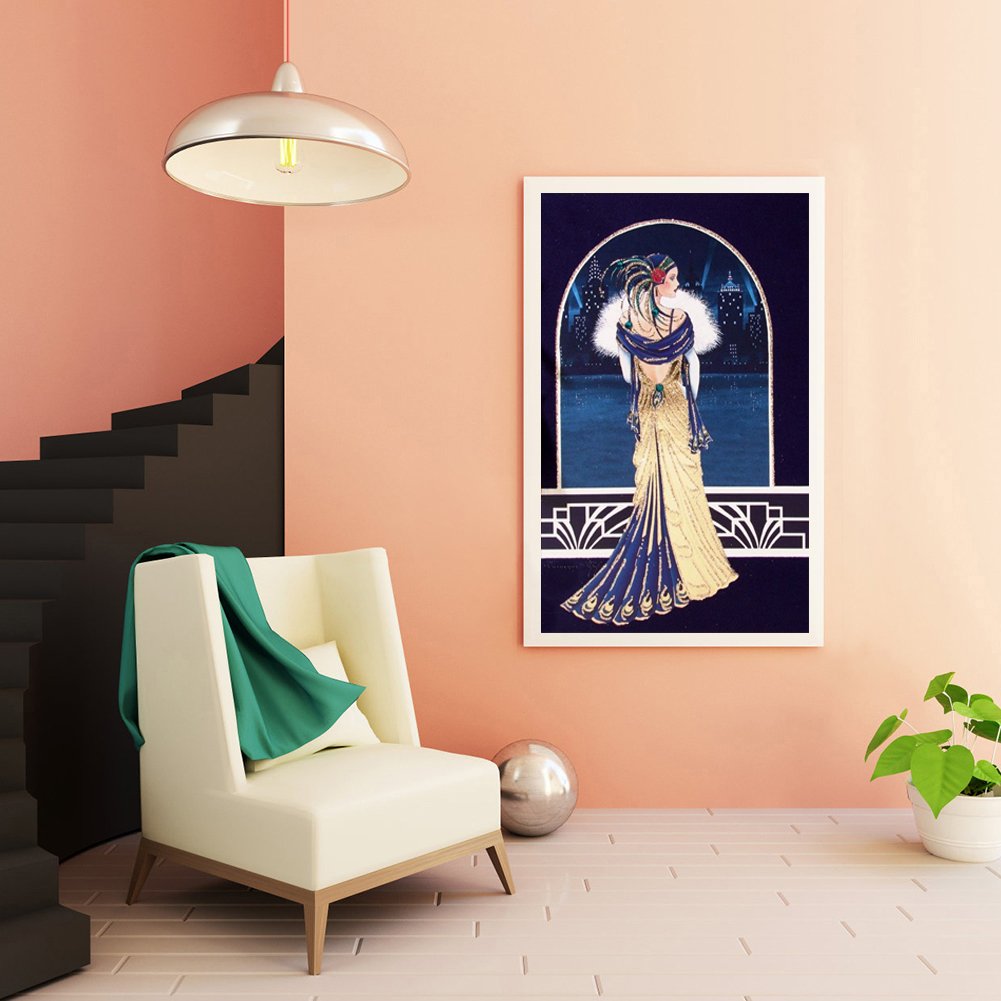Diamond Painting - Full Round - Slim Lady (30*50cm)