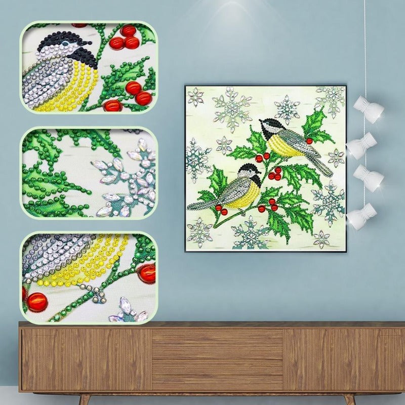 Diamond Painting - Crystal Rhinestone - Birds