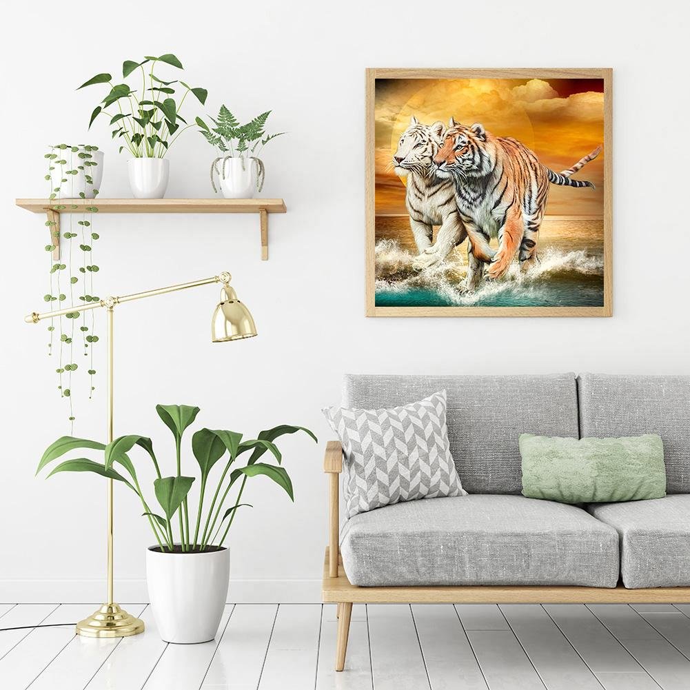 Diamond Painting - Full Round - Tiger E