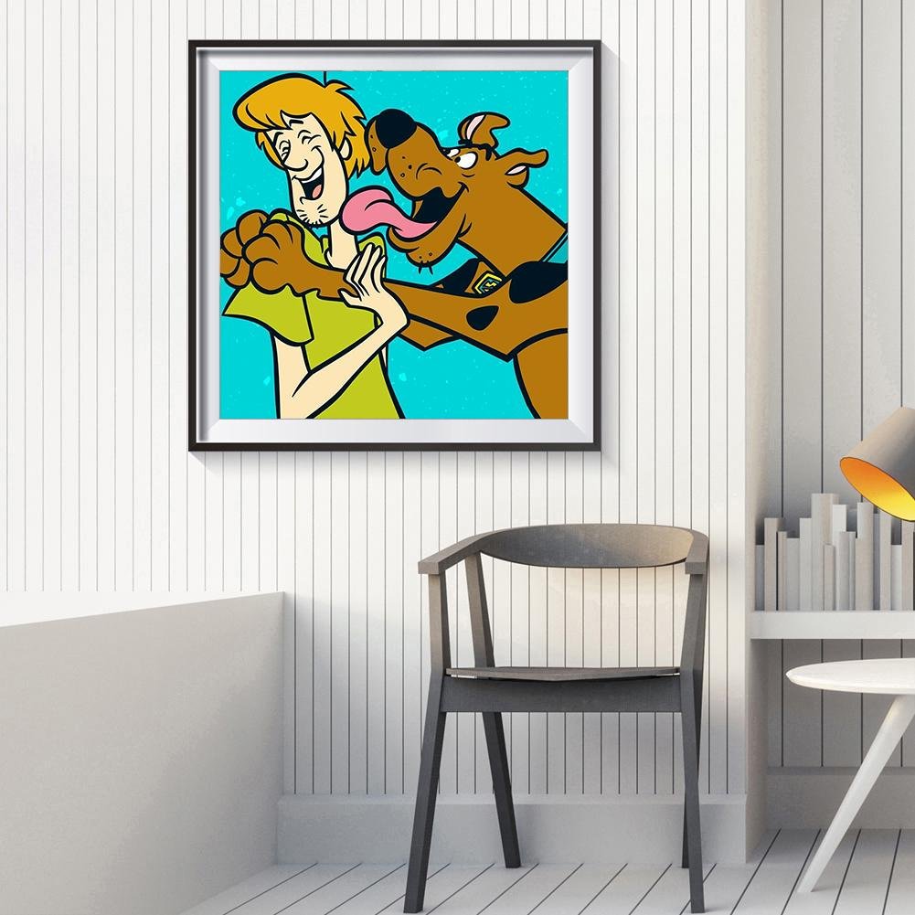 Diamond Painting - Full Round - Cartoon Dog