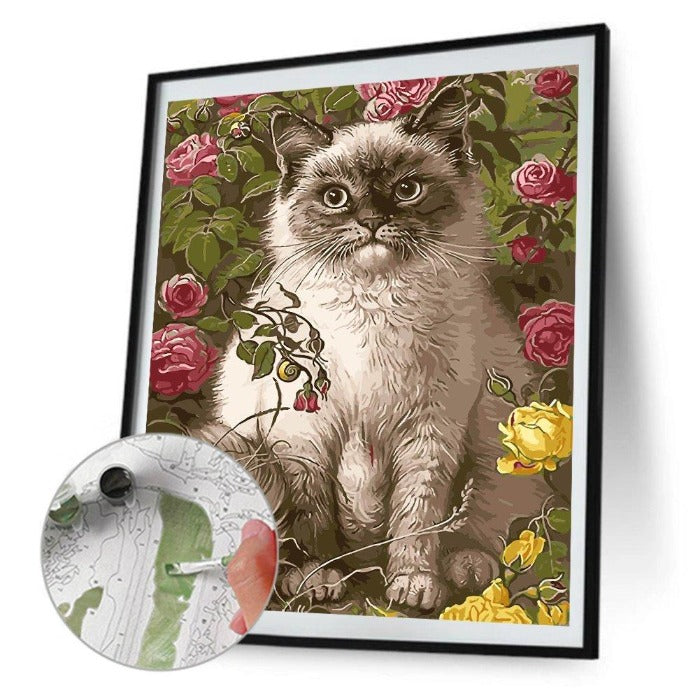 Paint By Number Oil Painting Animal Hand Painted Art Picture Home Decor