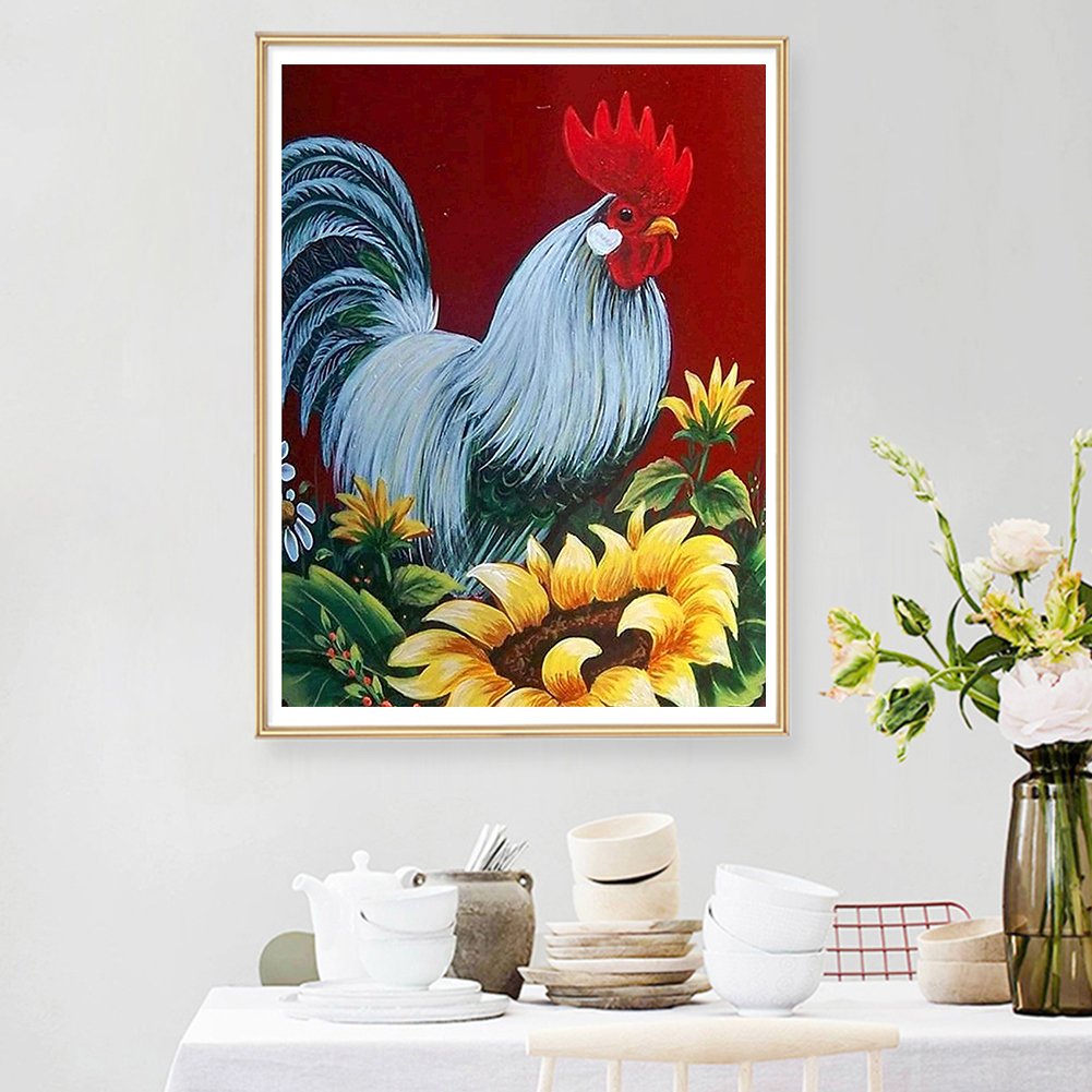 Paint By Number - Oil Painting - Rooster(50*40cm)
