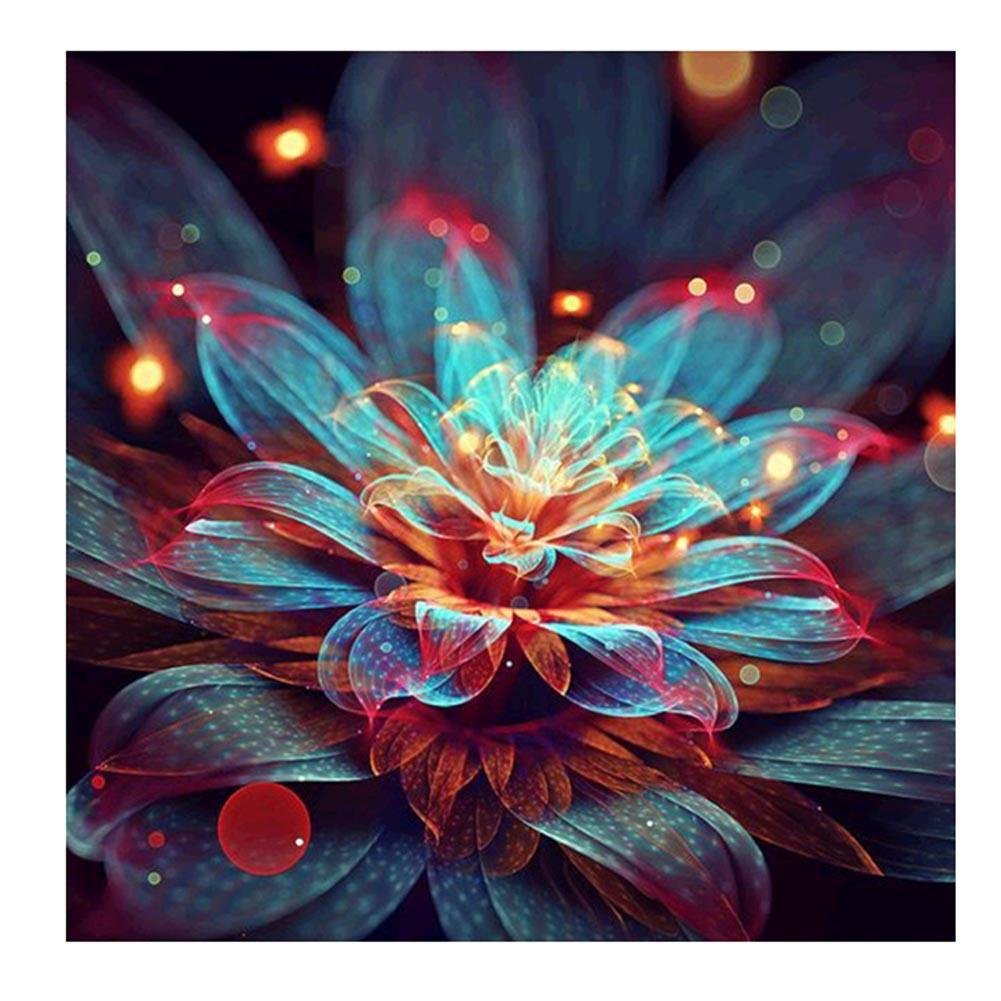 5D Diy Diamond Painting Kit Full Round Beads Magic Flower