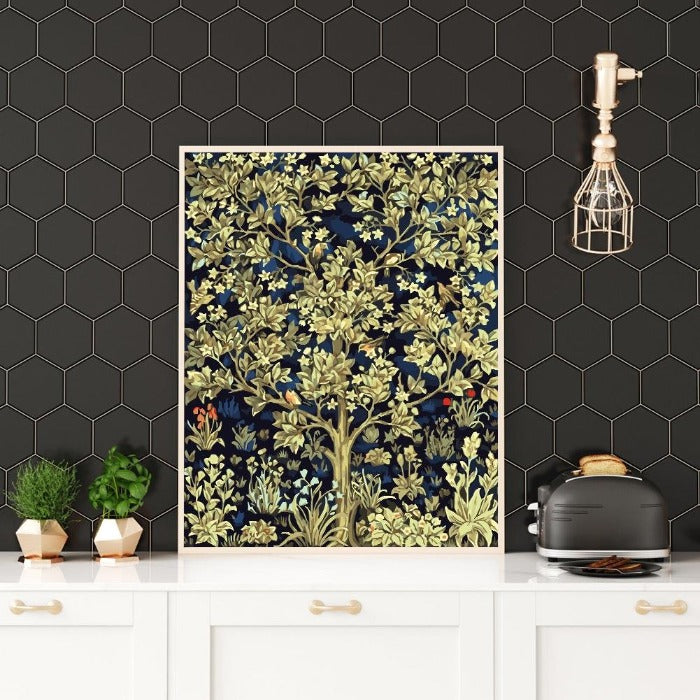 Painting By Numbers Kit Life Tree Hand Painted Canvas Oil Art Picture Wall Decor