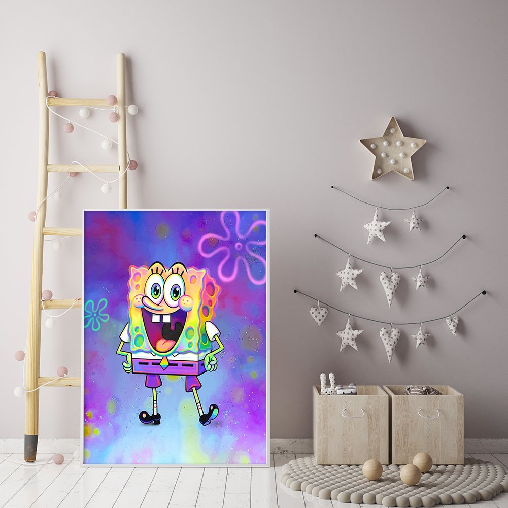 Paint By Number - Oil Painting - SpongeBob (40*50cm)