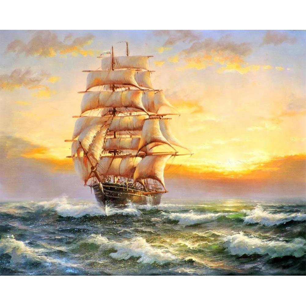 Vessel Acrylic Painting By Number (40*50cm)